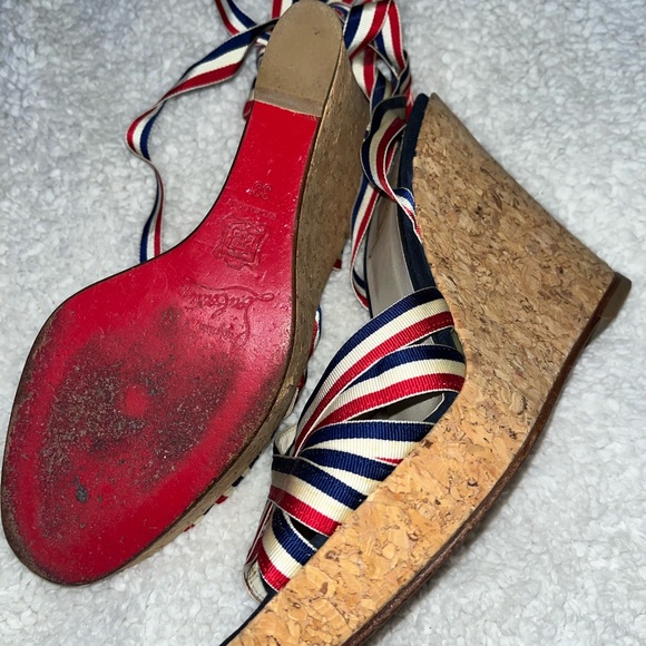 Christian Louboutin Pre-Owned Wedges size 39 - Picture 4 of 6